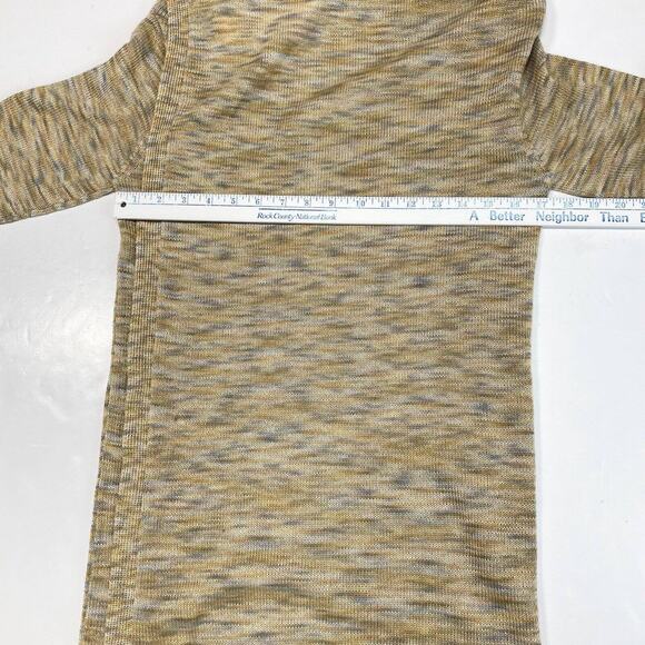 Baby Alpaca Cardigan Sz Small Tan Open Front Long Sleeve Knit Sweater NEW - Picture 4 of 9